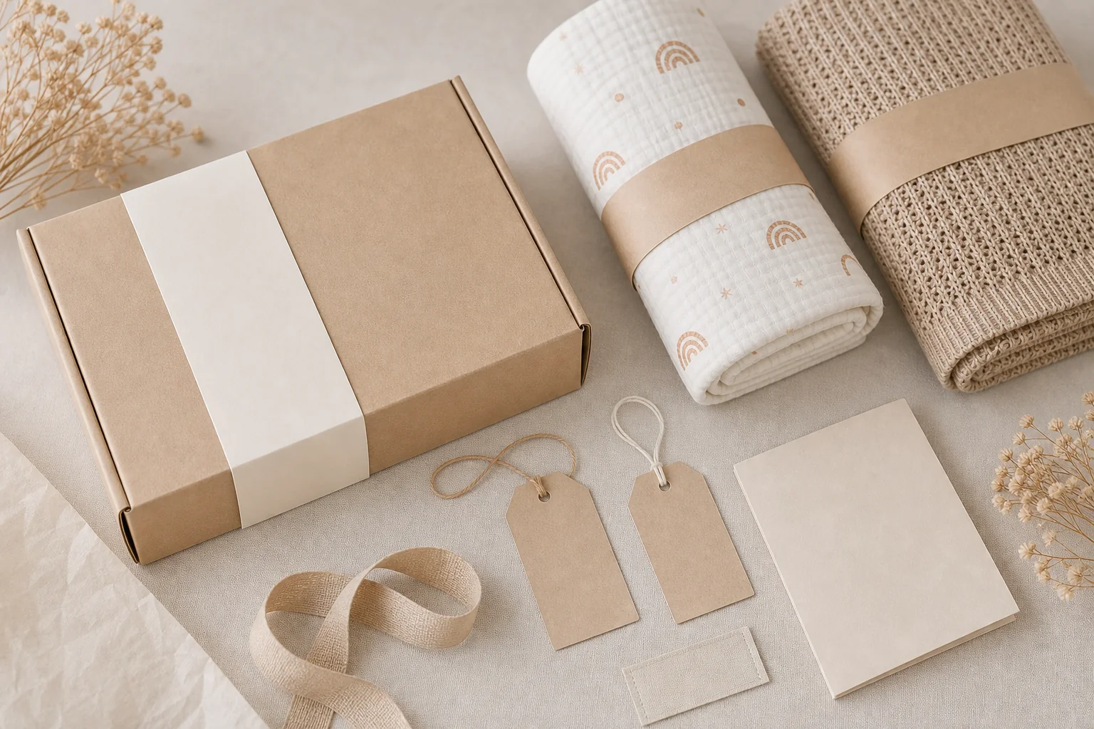Muslin swaddle customization details