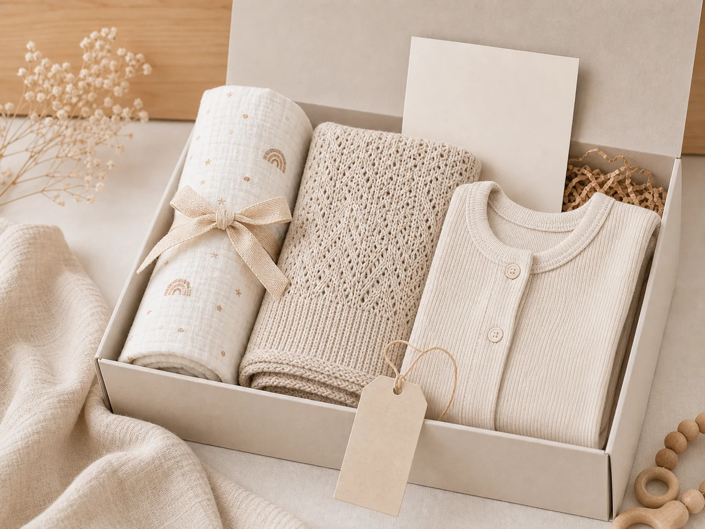 Boutique baby gift set for premium baby retailers