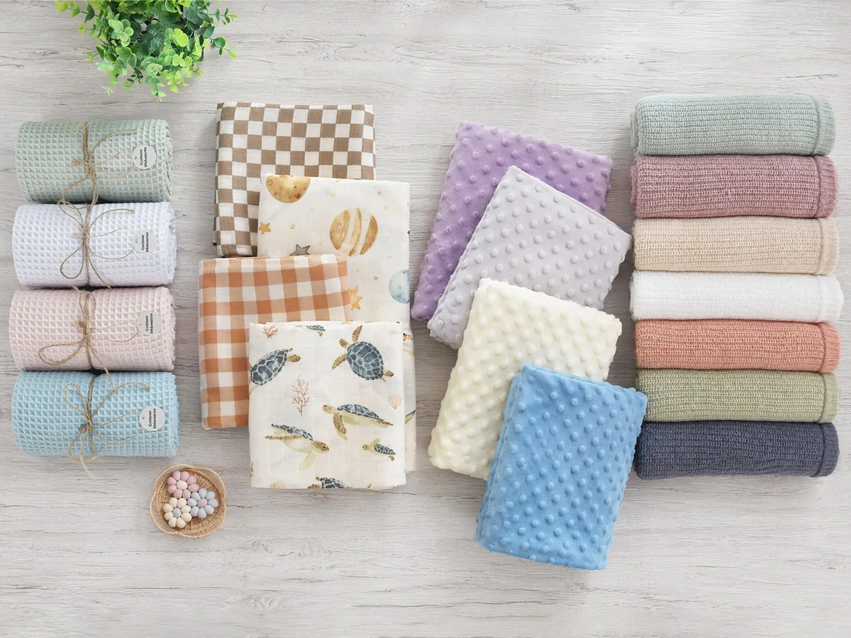 Baby textile material and color options